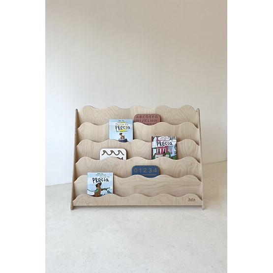 Bücherregal WAVE L - natur