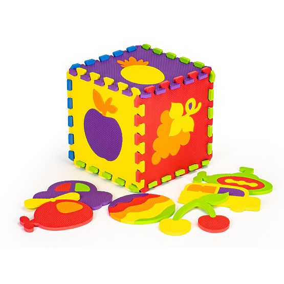 Bunte Lernunterlage - Schaumstoffpuzzle