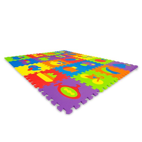 Bunte Lernunterlage - Schaumstoffpuzzle