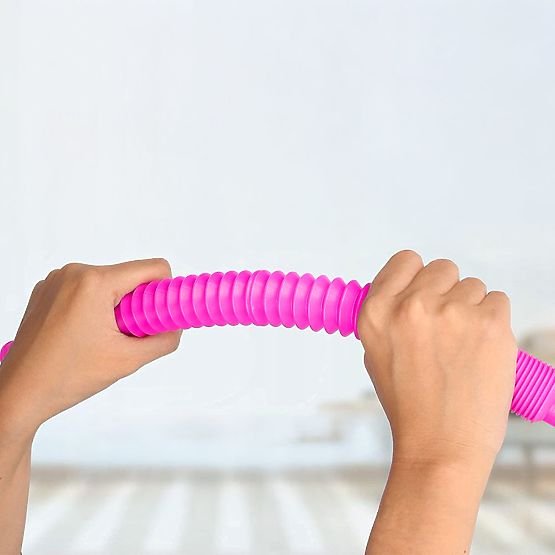 Bunte sensorische Pop-Röhren für Kinder, Antistress-Röhren zum Verbinden, 60 Stück