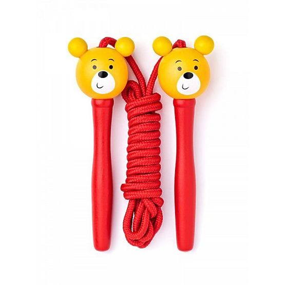 Buntes Springseil - Teddybär