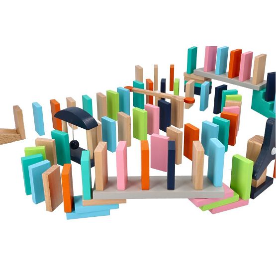 Buntes Domino Adam Toys