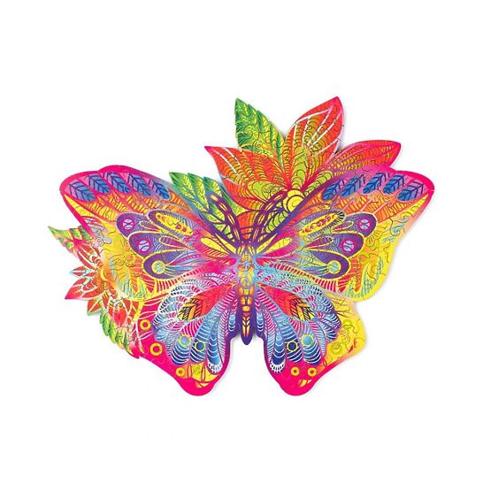 Buntes Holzpuzzle - Schmetterling