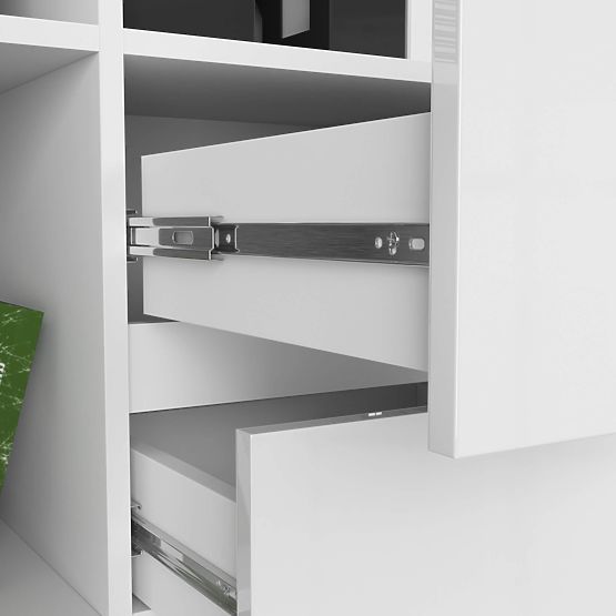 BÜROREGAL R 80 cm CLP R15 PK WEISS / WEISS GLANZ