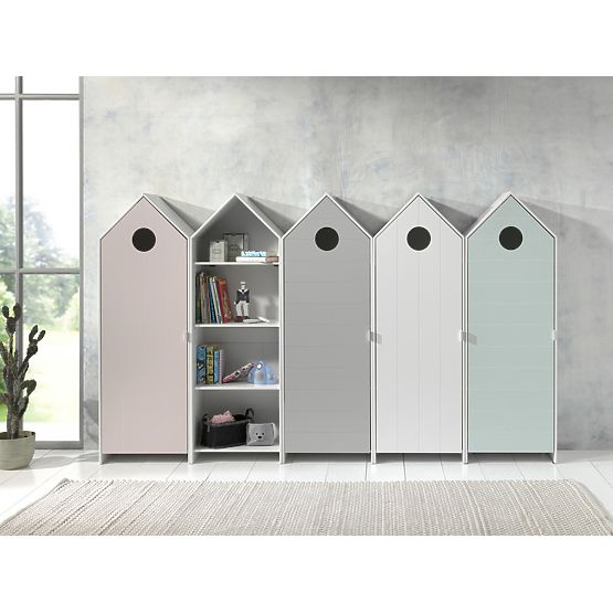 Kinderschrank Casami - grau