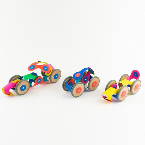 Clixo Set zur Erstellung magnetischer Fahrzeuge