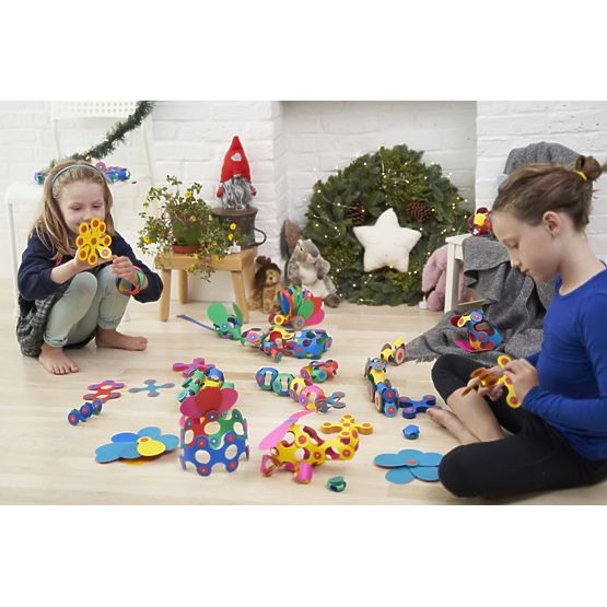 Clixo Set zur Erstellung magnetischer Fahrzeuge