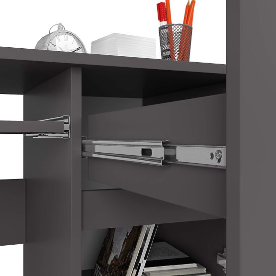 COMPUTERTISCH PIKSEL PK GRAU - RECHTS