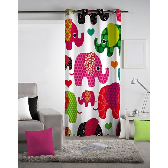 Deko-Gardine Elephant