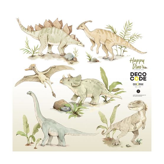 Dekoration  Wand DEKORNIK Dino Wonderland