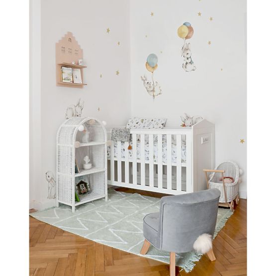 Dekoration  Wand DEKORNIK Happy kaninchen white