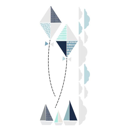 Dekoration  Wand - fliegend Drachen