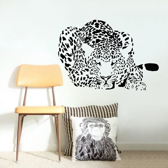 Dekoration  Wand LEOPARD