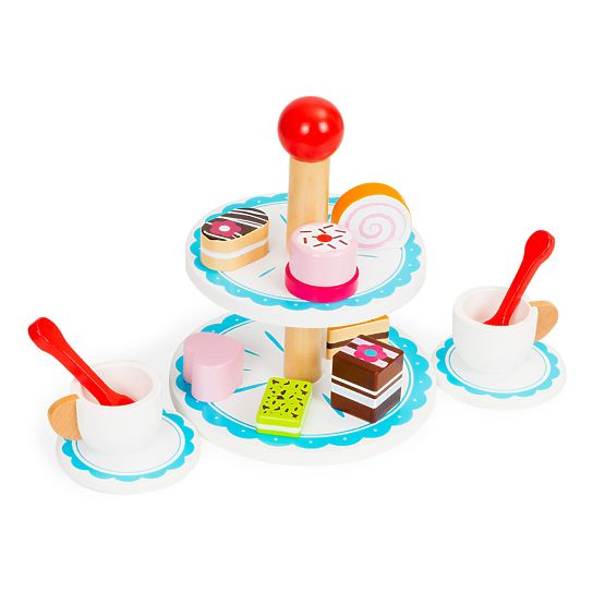 Dessertset - Holzkuchen