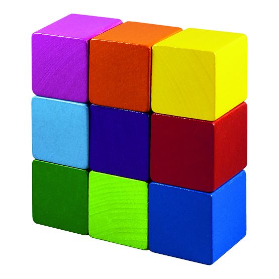 Detoa Bunte Bausteine 9 Stk.