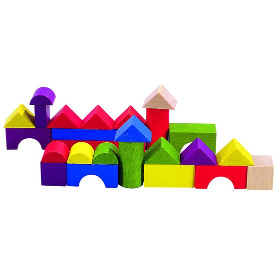 Detoa Holzbausteine Set 100 Stück