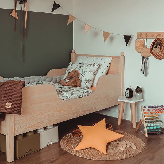 Kinderholzbett VINTAGE - natur