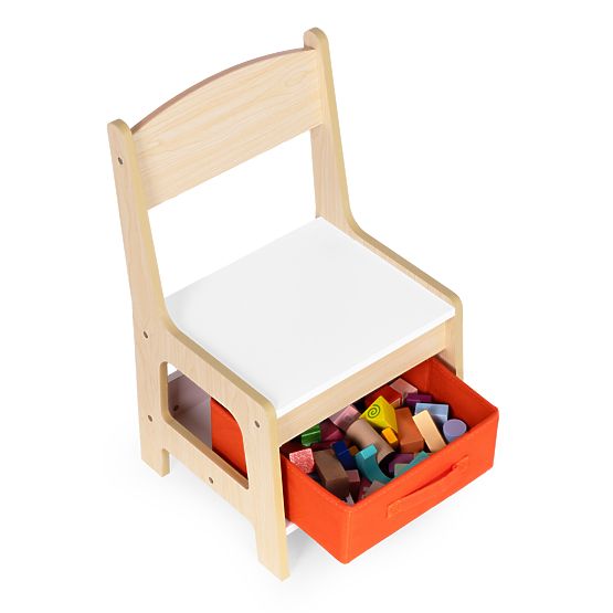 Kinder-Möbelset Tisch + 2 Stühle mit Tafel ECOTOYS