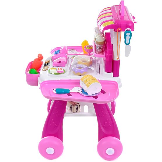 Dětský spielen setzen Eis stehen