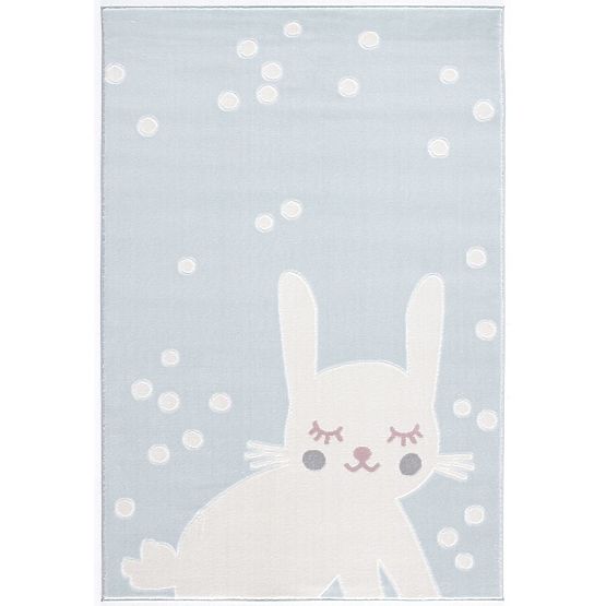 Dětský teppich Hase - blau
