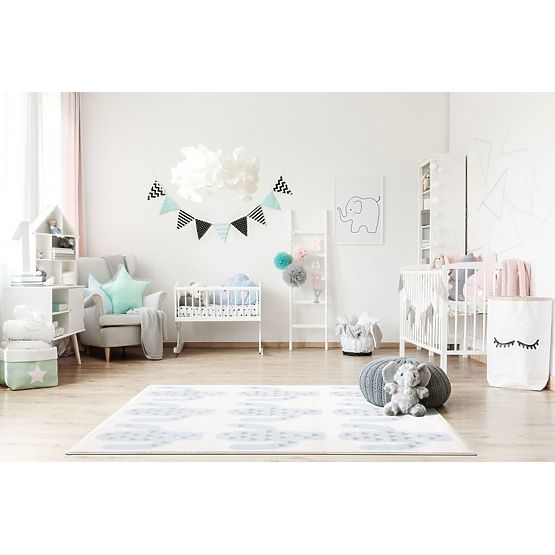 Dětský teppich Kaktus - cremeblau