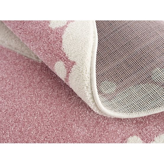 Dětský teppich Krone - rosa-weiß