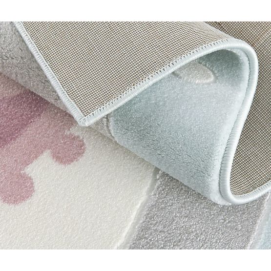 Dětský teppich Lama - grau-blau