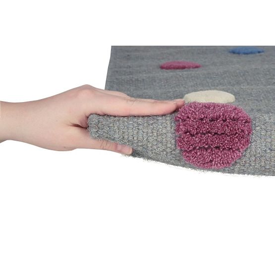 Dětský teppich p tupfen - grau