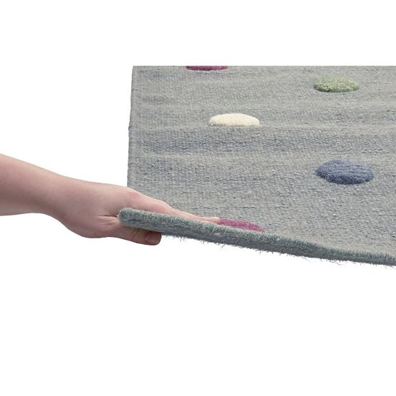 Dětský teppich p tupfen - grau