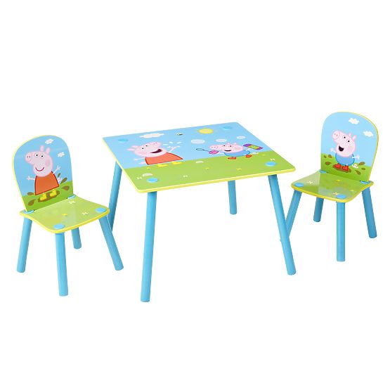 Kindertisch mit Stühlen Peppa Pig
