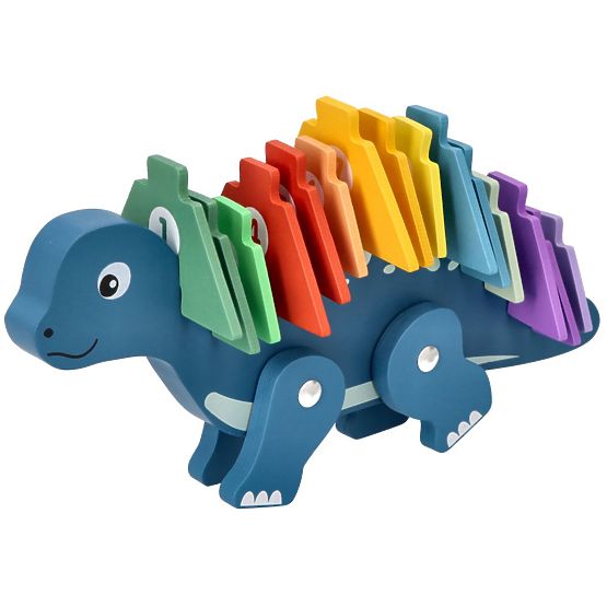 Dinosaurier mit Zahlenpuzzles