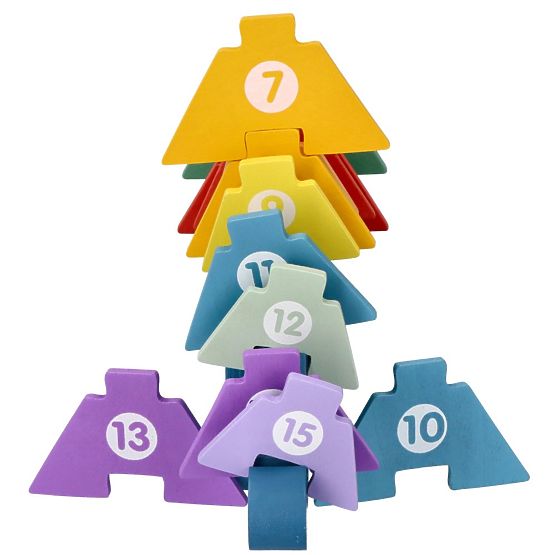 Dinosaurier mit Zahlenpuzzles