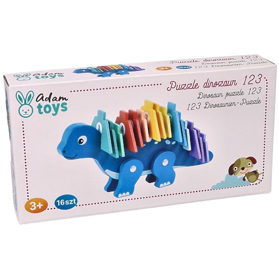 Dinosaurier mit Zahlenpuzzles
