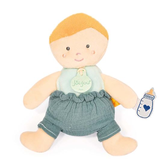 Doudou Jolijou Puppe 18 cm grün