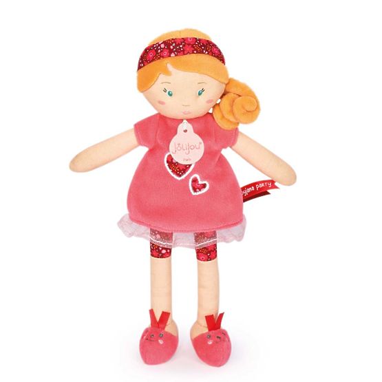 Doudou Jolijou Puppe LES PIPELLETTES 25 cm 1 Stk rot