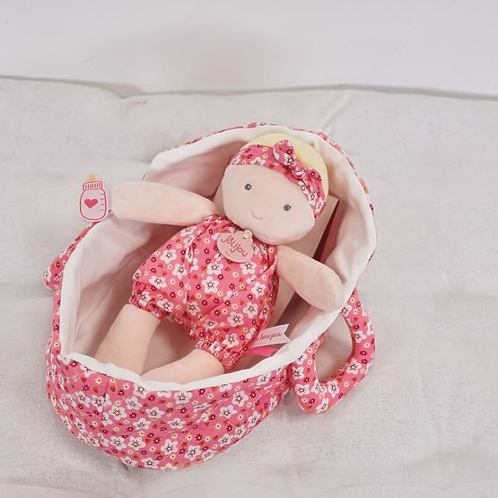 Doudou Jolijou Puppe Marylou in Tasche 20 cm