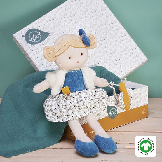 Doudou Jolijou Puppe Pollen und Biene 25 cm