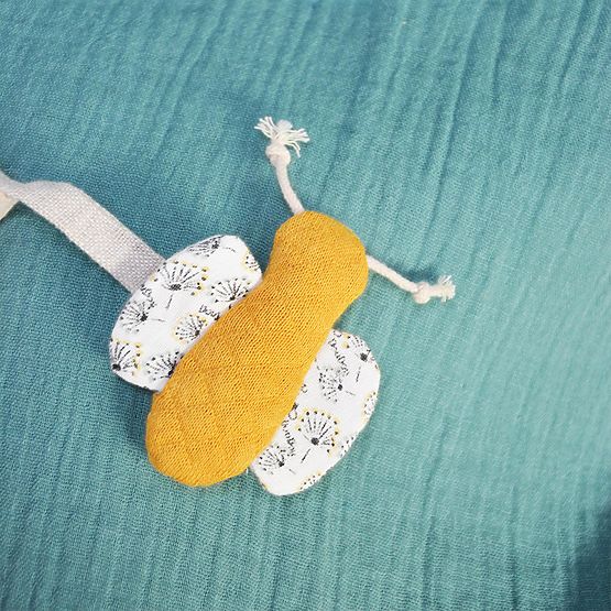 Doudou Jolijou Puppe Pollen und Biene 25 cm
