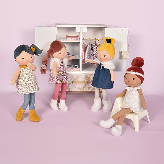 Doudou Jolijou Puppen Beste Freundinnen 25 cm