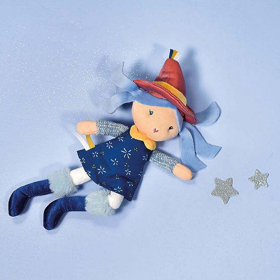 Doudou Jolijou Stoffpuppen Hexe 24 cm
