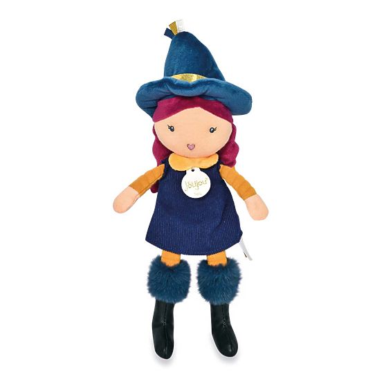 Doudou Jolijou Stoffpuppen Hexe 24 cm