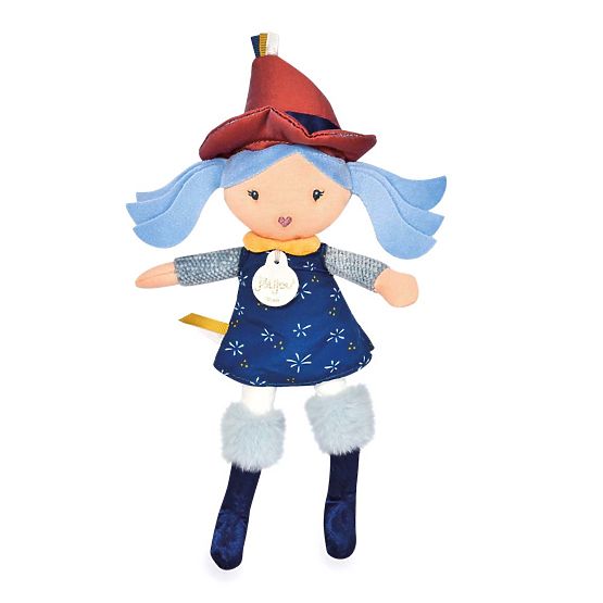 Doudou Jolijou Stoffpuppen Hexe 24 cm