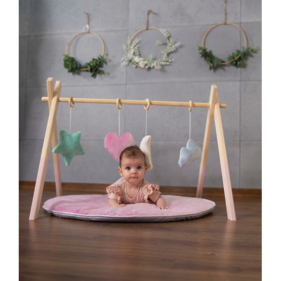 Holzbar Skandi + Game Pad - Puder Rose