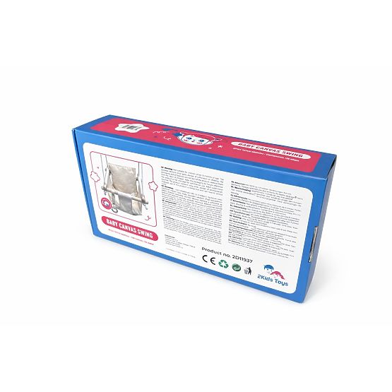 2Kids Toys Kinderschaukel aus Textil 100% Baumwolle beige