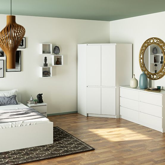 ECKSCHRANK S100 4D CLP WEISS