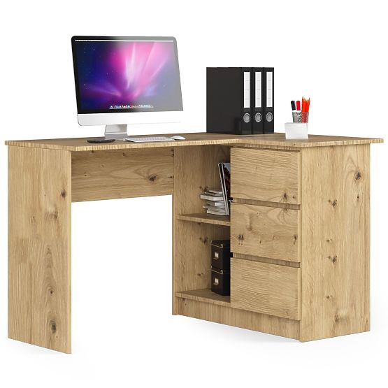 ECKSCHREIBTISCH B16 CLP RECHTS EICHE ARTISAN