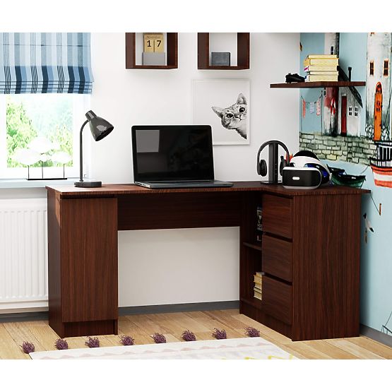 ECKSCHREIBTISCH B20 CLP RECHTS WENGE