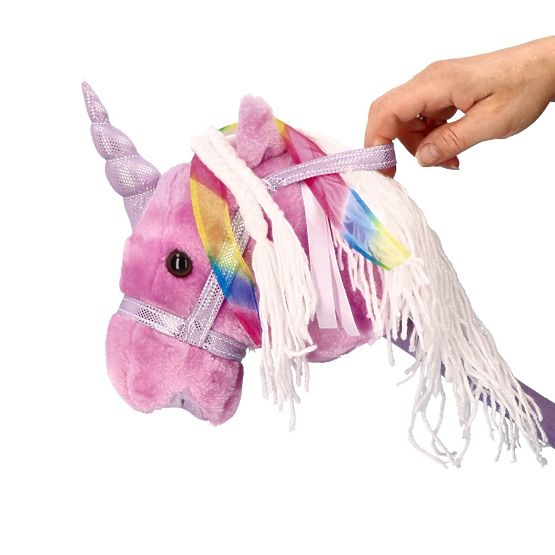 Einhorn auf Stange Lila Hobby Horse