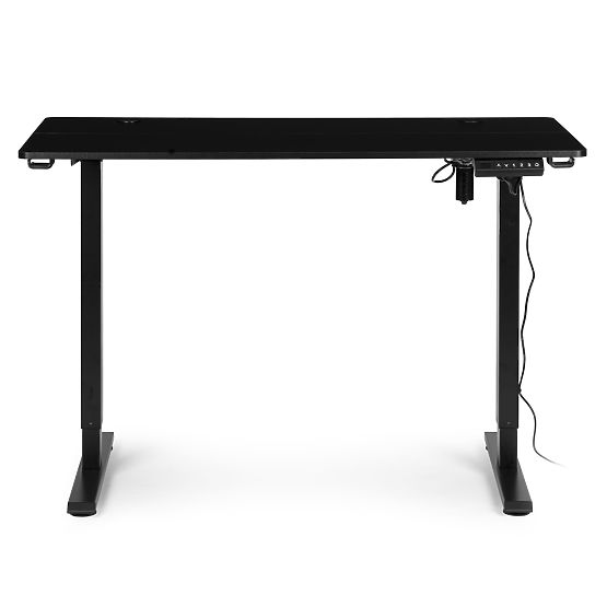 Elektrisch höhenverstellbarer Tisch 120x60 cm, höhenverstellbar 72-117 cm, schwarz, ModernHome