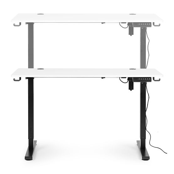 Elektrisch höhenverstellbarer Tisch 120x60 cm, verstellbare Höhe 72-117 cm ModernHome